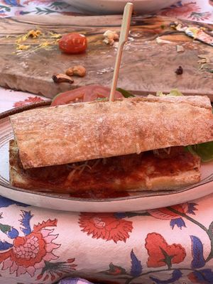 Meatball sub  at V-Spot in New Hope