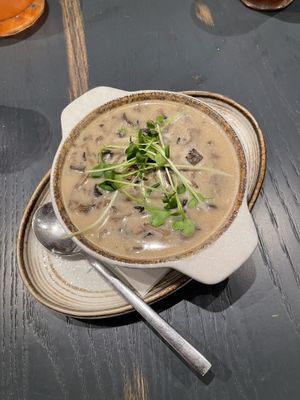 Mostly Mushroom Soup  at V-Spot in New Hope