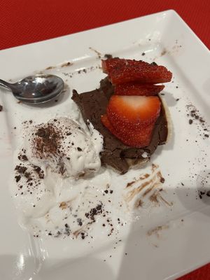 Chocolate Pie (Delicious!)   at V-Spot in New Hope