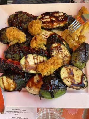 Grilled veggies   at V-Spot in New Hope