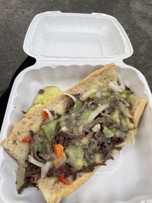 Philly “Cheesesteak” Sandwich🤢  at V-Spot in New Hope