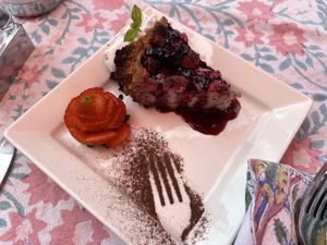 Raspberry cheesecake   at V-Spot in New Hope