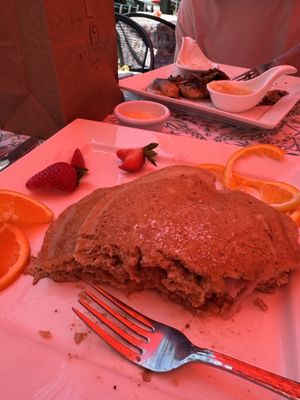 Forgot to take a picture before we started eating   at V-Spot in New Hope