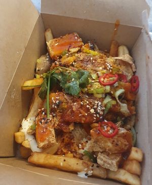 Vegan Buddha Fries at Sukoya in Manchester