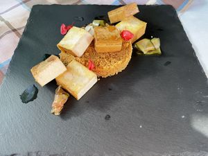 Tofu mit Couscous  at Papillon Restaurant & Pizzeria in Pula