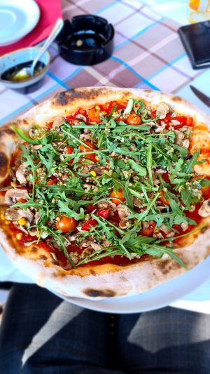 Vegetarianer ohne Käse (SEHR gut!!) at Papillon Restaurant & Pizzeria in Pula