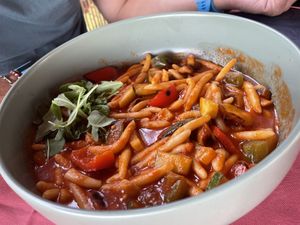 Pljukanci 3 colours  at Papillon Restaurant & Pizzeria in Pula