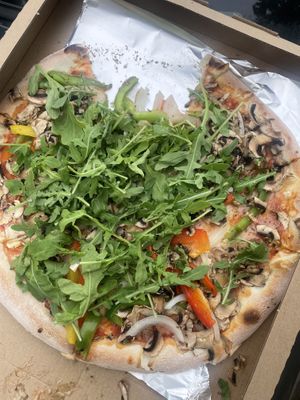 Delicious pizzaa  at Papillon Restaurant & Pizzeria in Pula