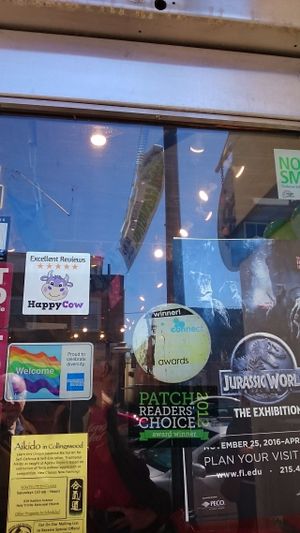 Happy Cow decal  at The Pop Shop in Collingswood