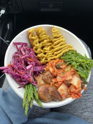 Crispy Tofu Bowl at Johnny's Corner in Homer