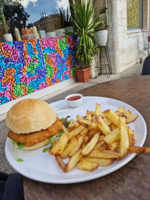 Hej Vegan Burger at Art Burger in Pisa
