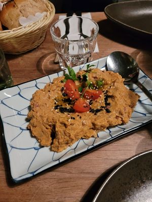 Special Event Food: eggplant cream   at Lucille Kaffeehaus in Frankfurt