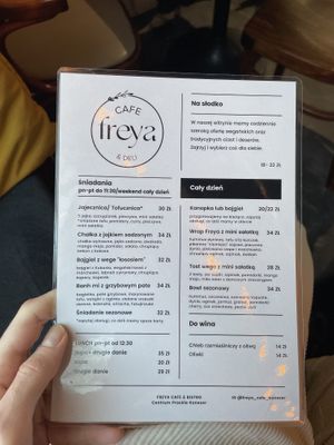   at Freya Cafe in Warsaw