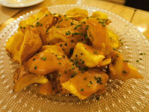 Papas bravas at Mistura in Conil De La Frontera