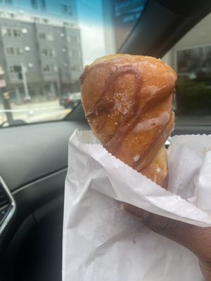 Glazed sea salt twist  at Dough Joy - SW Oregon in Seattle