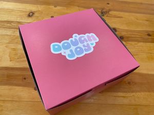 Love the branding at Dough Joy - SW Oregon in Seattle