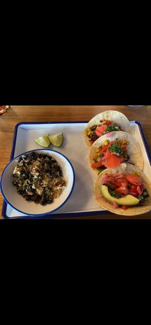 Jackfruit Tacos at Northland Gastropub at Landmark Inn in Marquette