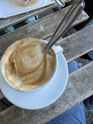 Soya cappuccino   at So Natural in Milan