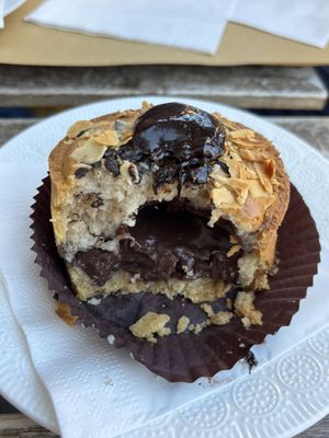 Amazing chocolate filling  at So Natural in Milan