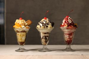 We have vegan sundae ice cream available all year round. These are only available at our Kyoto branch. at Whitely Kyoto in Kyoto