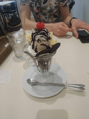 Vegan sundae at Whitely Kyoto in Kyoto