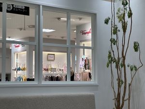 View from the inside at the outside  at Whitely Kyoto in Kyoto