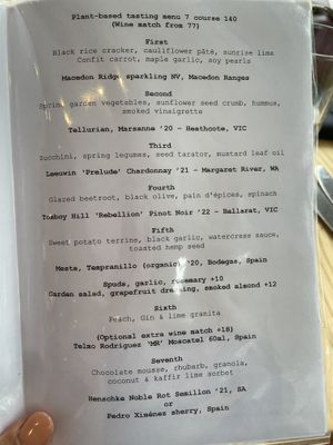  #Veganuary at Sault in Daylesford