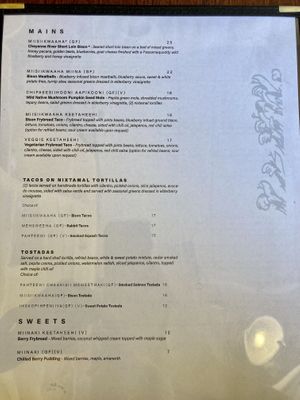 July 2023 Menu  at Wahpepah's Kitchen in Oakland