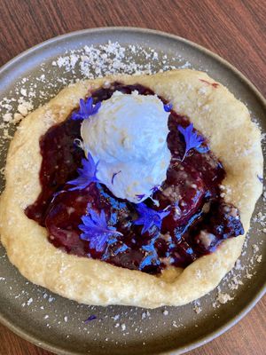 Berry Frybread 🤤   at Wahpepah's Kitchen in Oakland