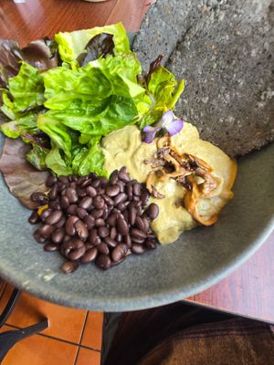 Pumpkin seed mole at Wahpepah's Kitchen in Oakland
