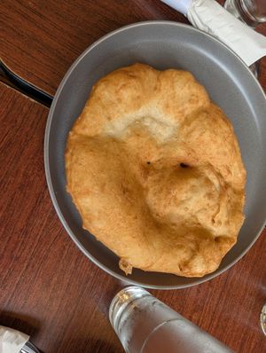 Indian fry bread 🙂 at Wahpepah's Kitchen in Oakland
