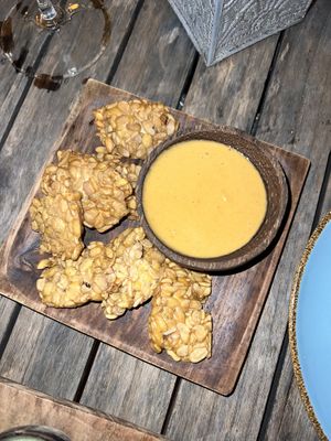 Tempeh & Sate Sauce   at Karma Kayak in 