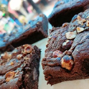 Notella Hazelnut Brownies at The Nook in Durham