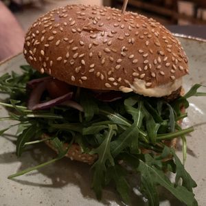 Falafelburger  at QMUH Ulm in Ulm