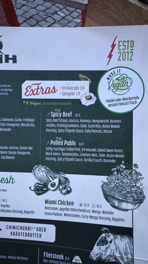 Menu3  at QMUH Ulm in Ulm