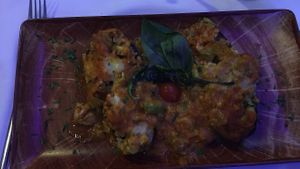 Stuffed courgette  at Capri in Lanzarote