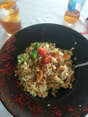 Arroz con verduras at Capri in Lanzarote