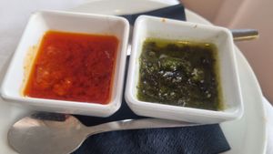 mojo sauce at Capri in Lanzarote