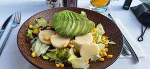 Volcano salad at Capri in Lanzarote