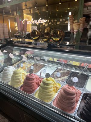 Vegan Options In The Front Row   at Anita Gelato in London
