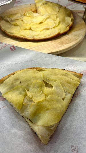 Potato focaccia  at La Focacceria Delle Noci Marco in Polignano A Mare