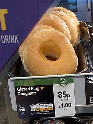 Donut  at Greggs in Doncaster