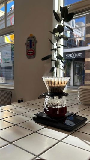 pour over filter coffee at Revista Coffee in Groningen