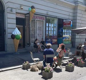 The Shop at Dolce Fantasia Gelateria Italiana in Budapest