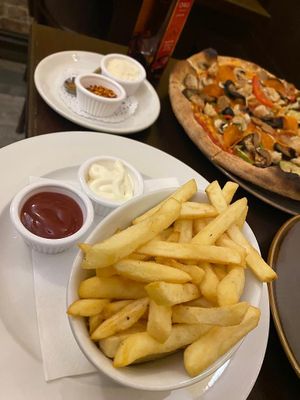   at Pizza Piccolo in South West London