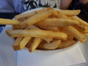 Fries at Pizza Piccolo in South West London