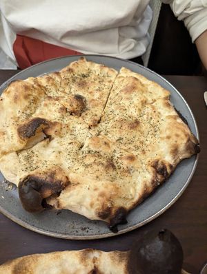 Garlic bread at Pizza Piccolo in South West London