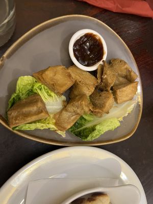 These chicken vegan wings are really good!!!  at Pizza Piccolo in South West London