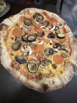 Great vegan pizza   at Pizza Piccolo in South West London