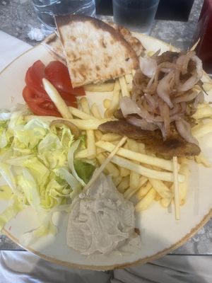 Souvlaki  at Star Fast Food in Rhodes